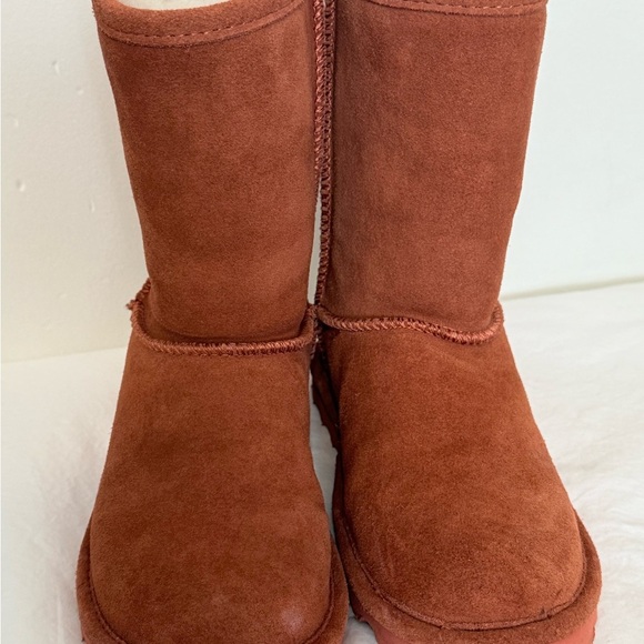 Bearpaw Women’s Sheepskin Boots Size 6 – Terracotta Mid-Calf - Picture 3 of 11